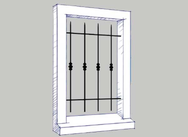 schéma de la grille de defense marine