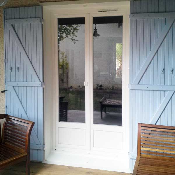 Porte fenêtre PVC Blanc